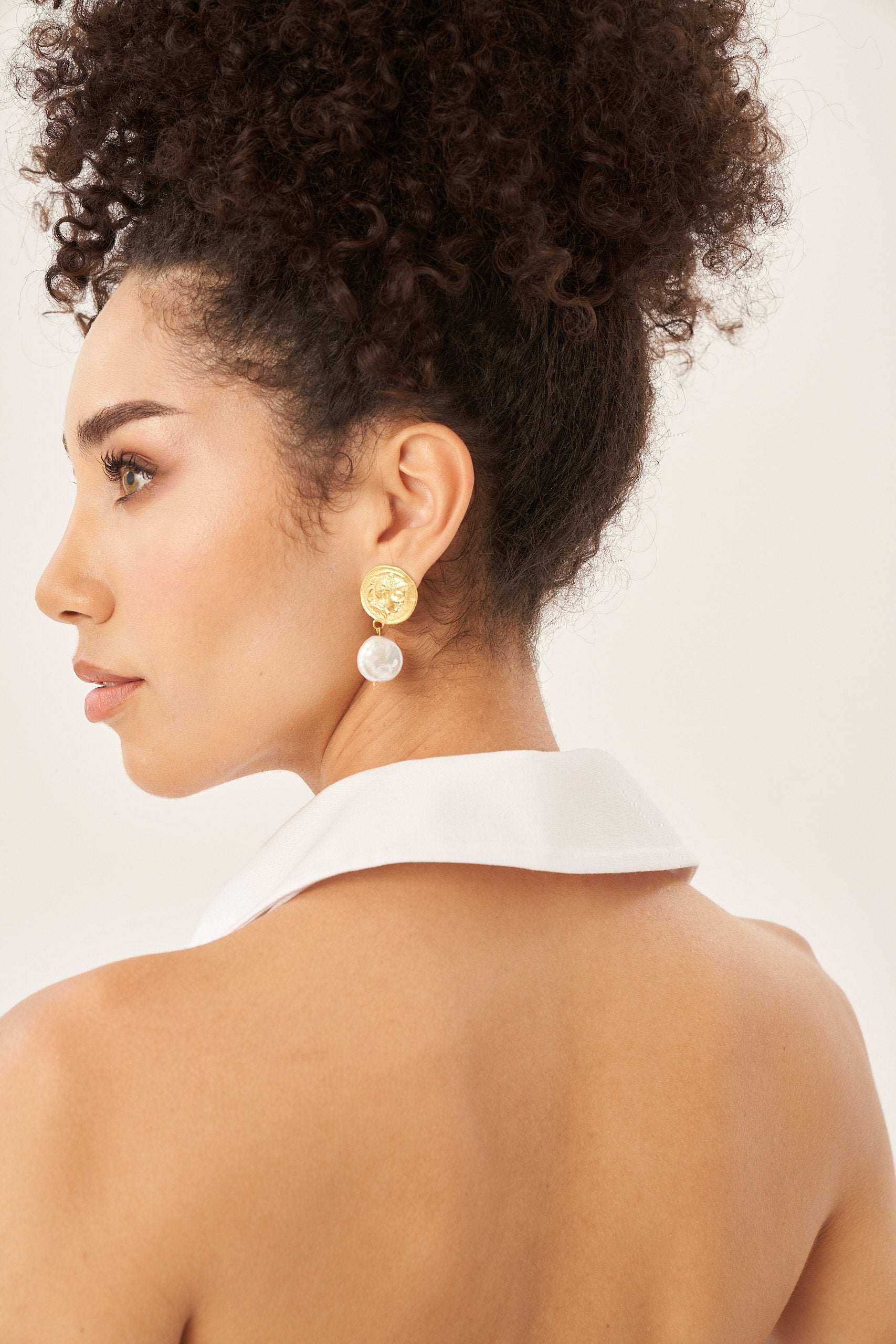 Agustus Pearl Asimetry Küpe