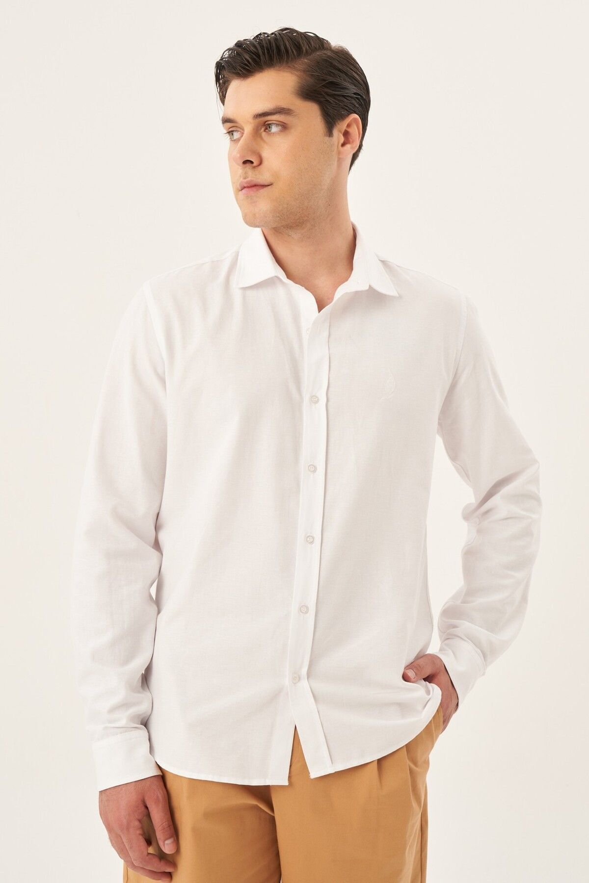 Jivan Men's Shirt - White