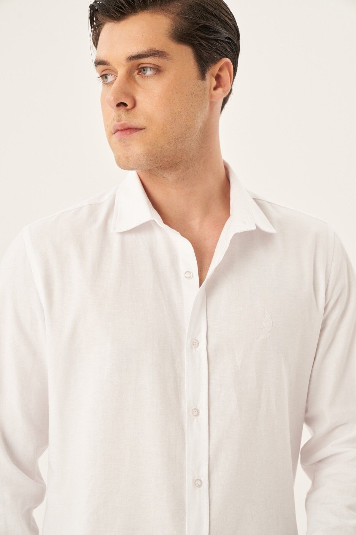 Jivan Men's Shirt - White