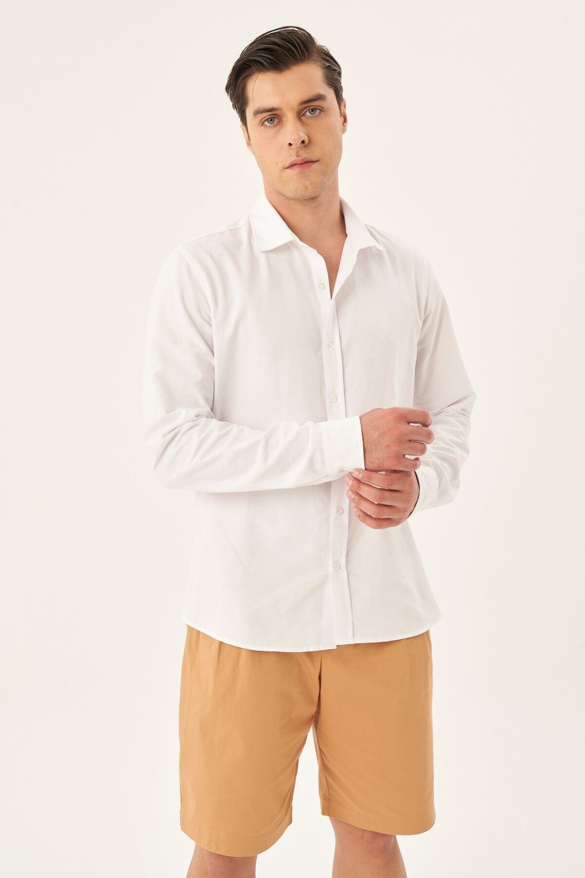 Jivan Men's Shirt - White