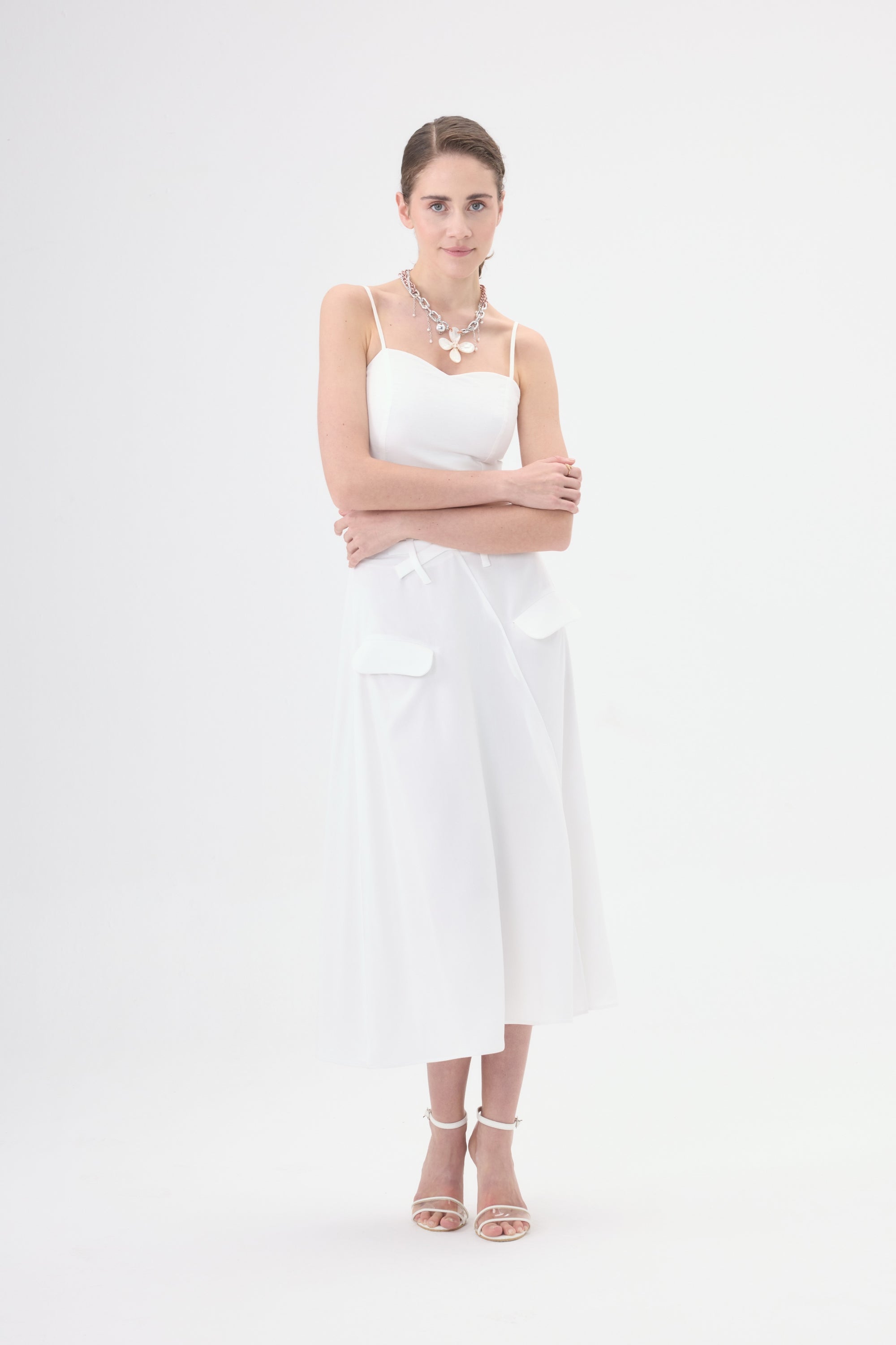 Melora Cep Kapaklı Midi Etek