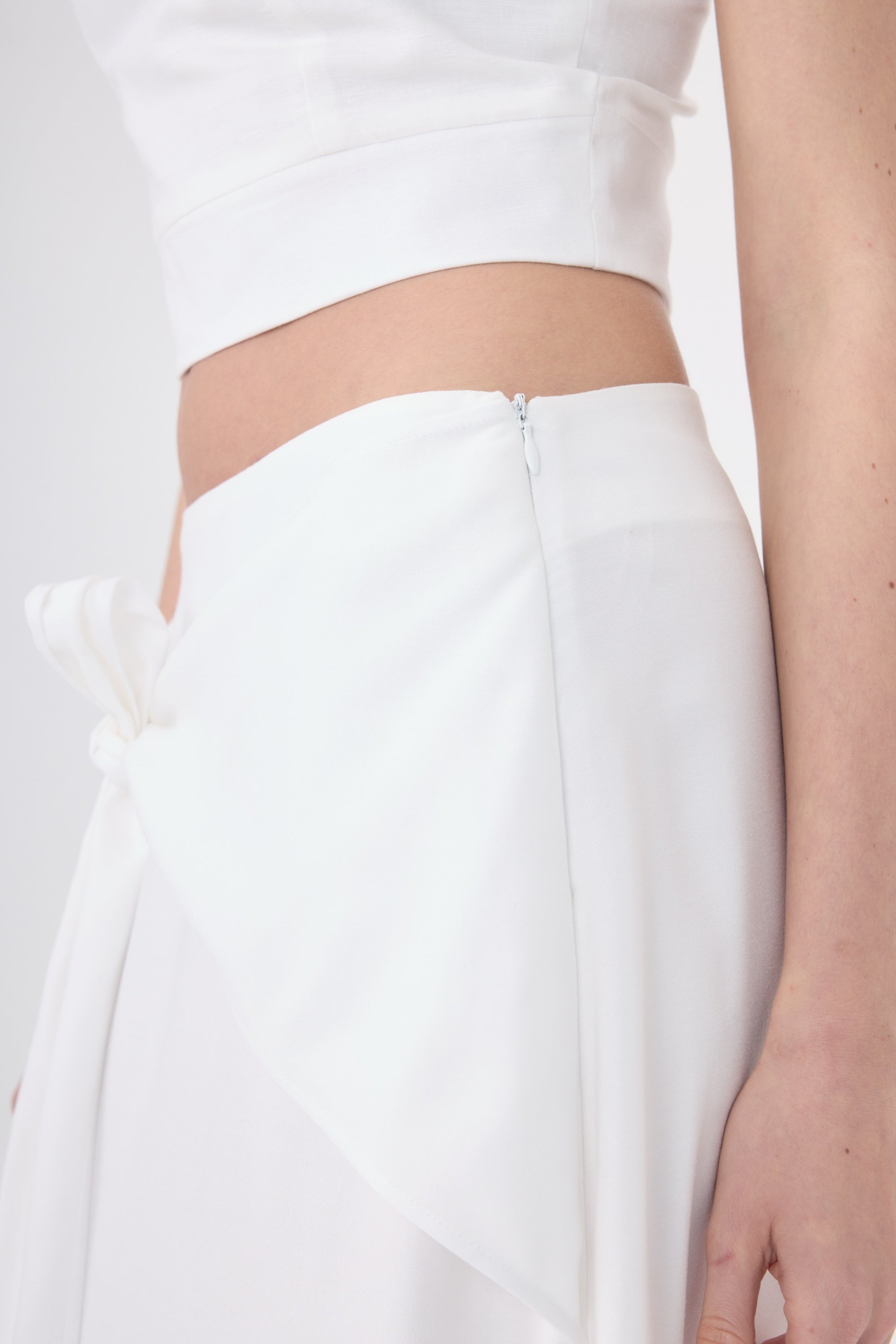 Nirina Tied Midi Skirt