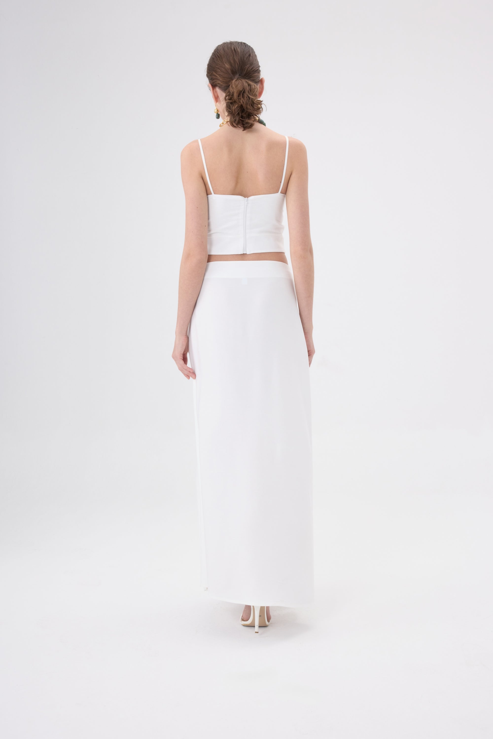 Nirina Tied Midi Skirt