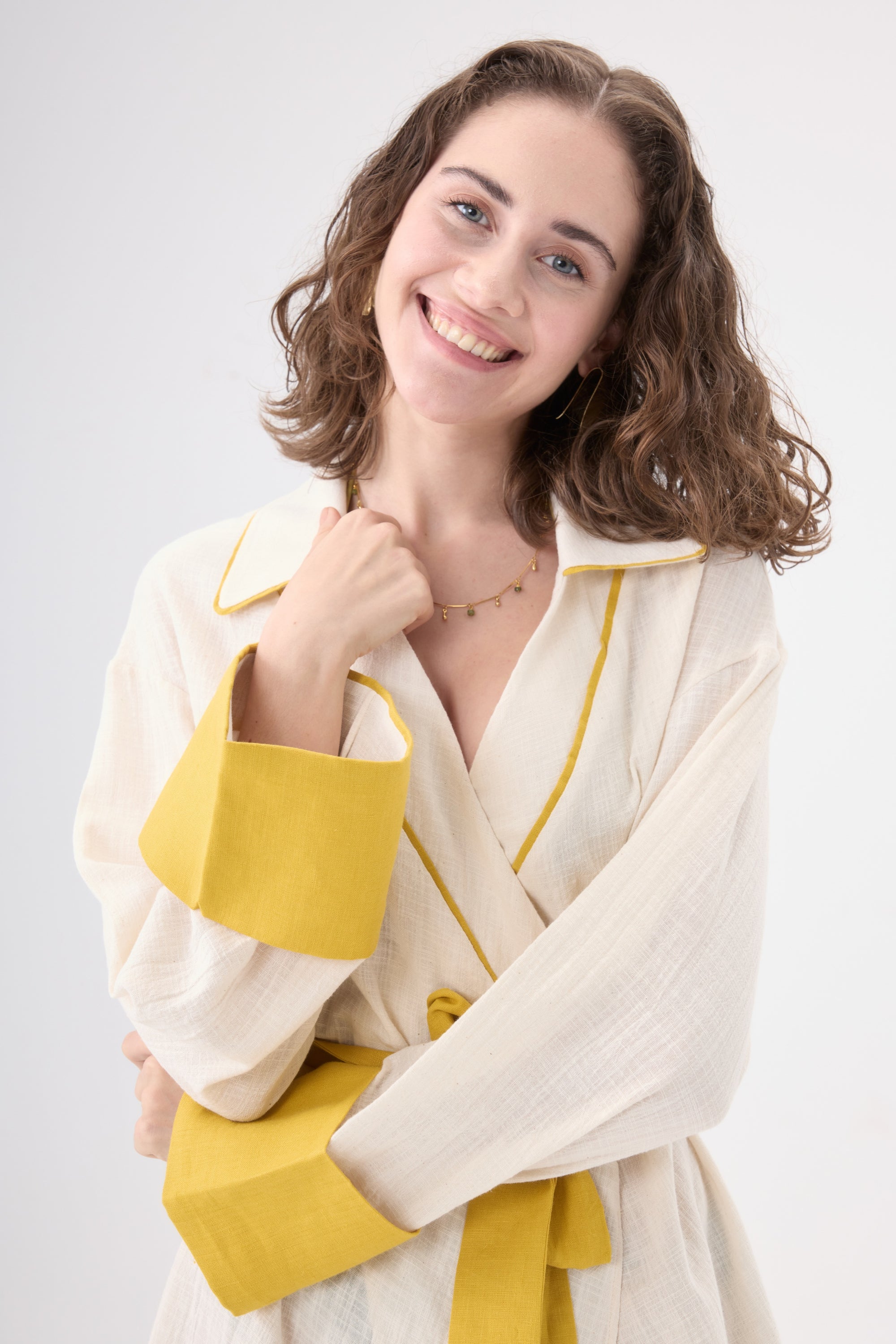 Solara Kuşaklı Kimono