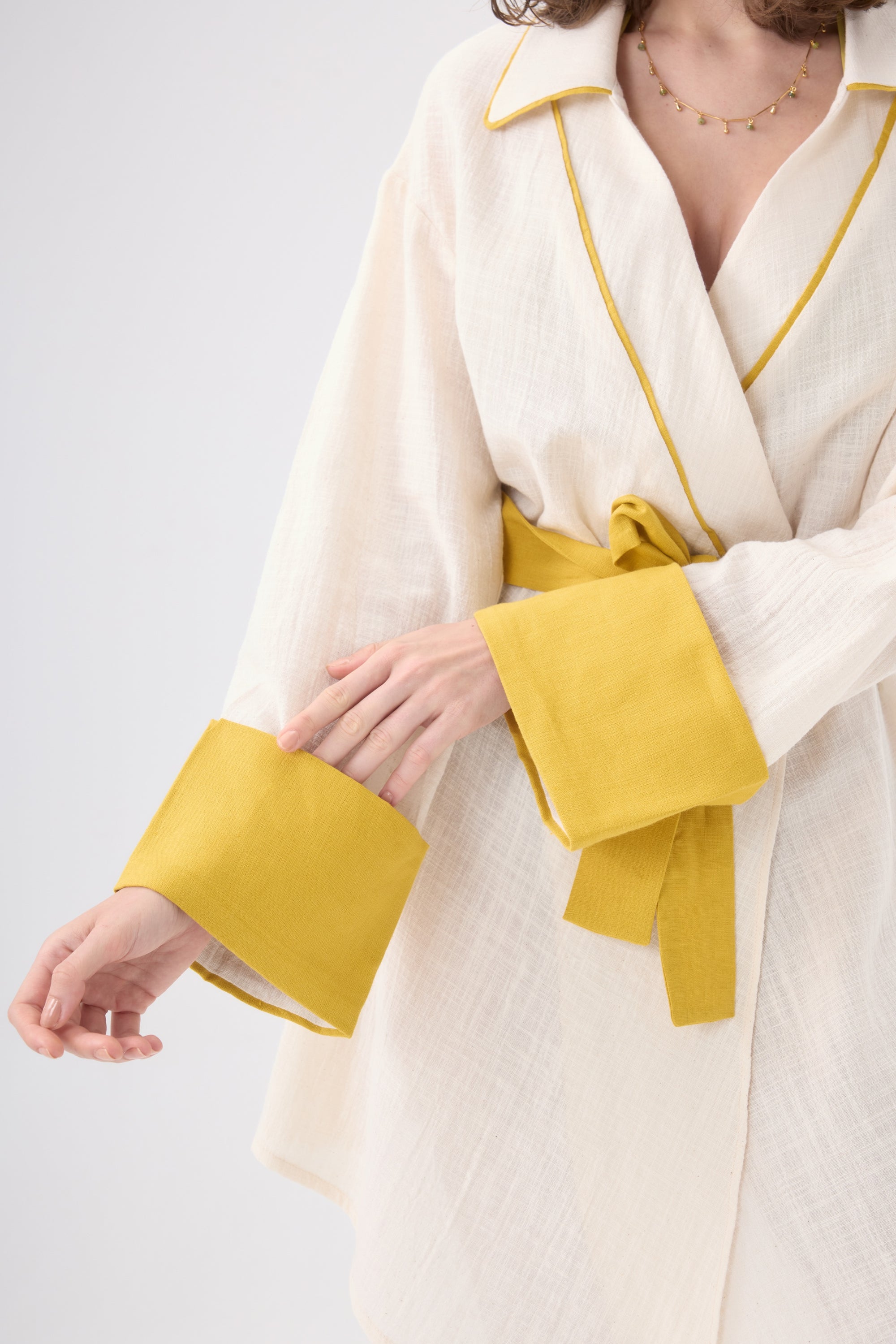 Solara Kuşaklı Kimono