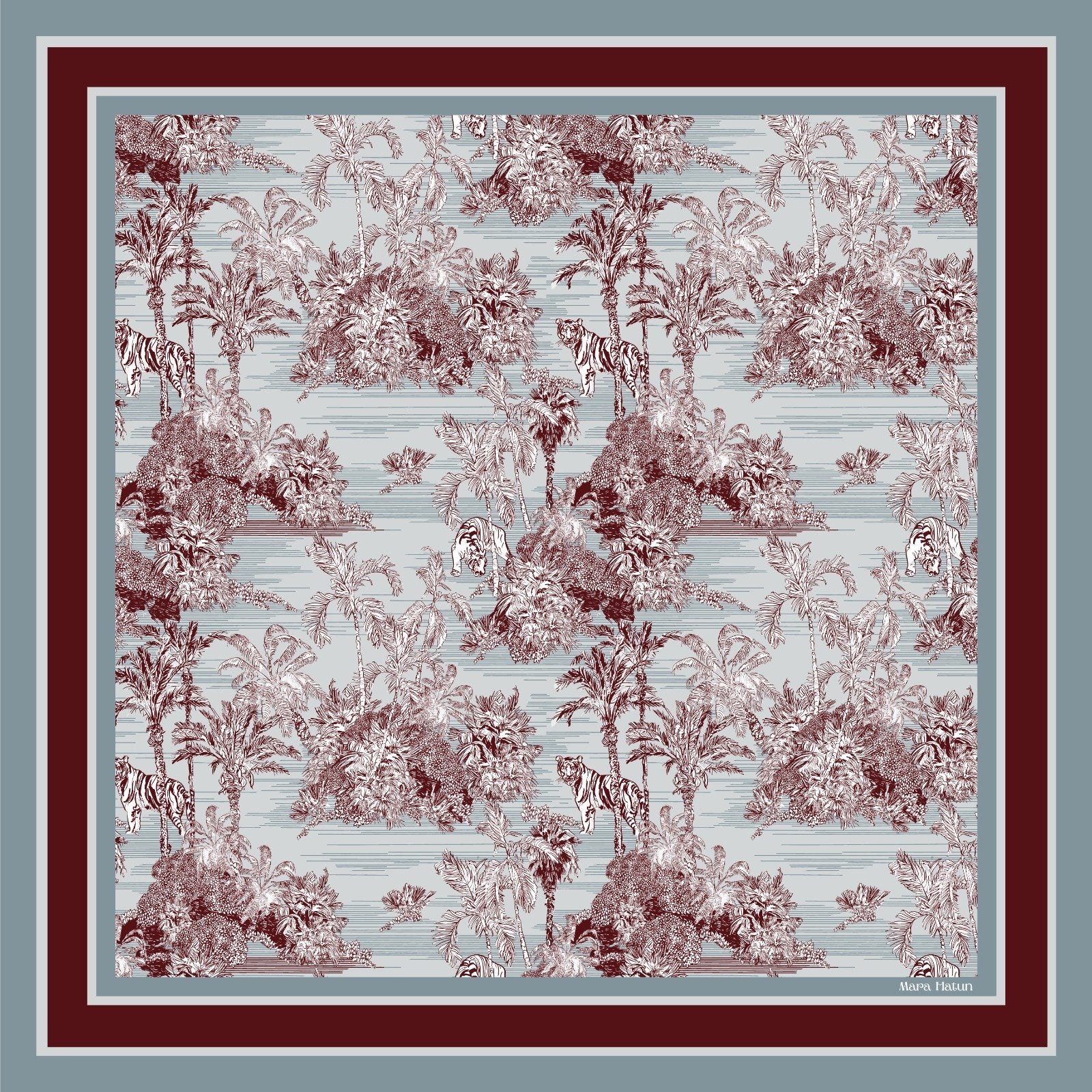 Toile De Jouy Jackieİpek Eşarp