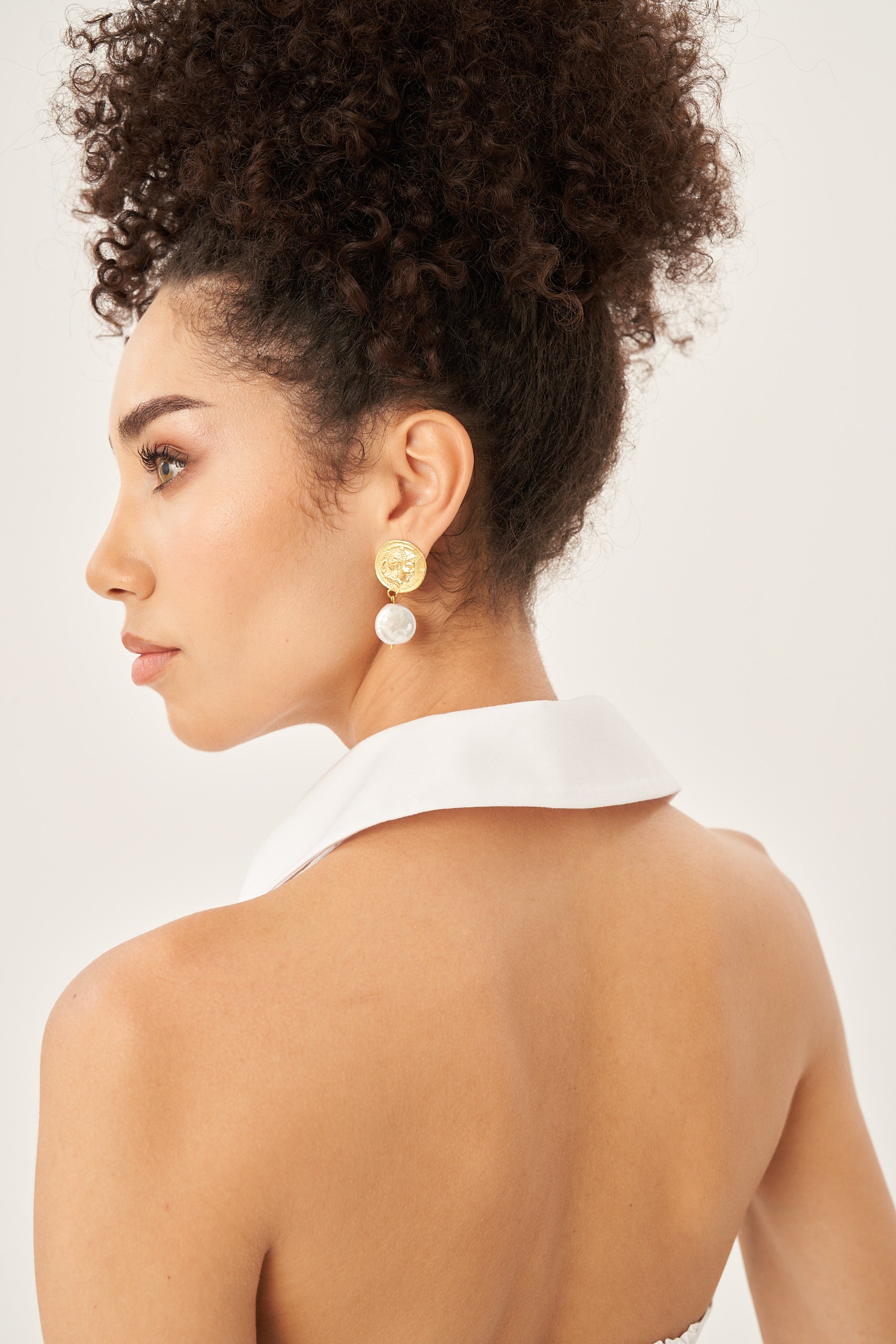 Vivien Kadın Kolsuz Gömlek Bluz Beyaz